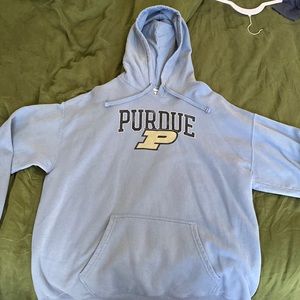 Light Blue Purdue Hoodie Large